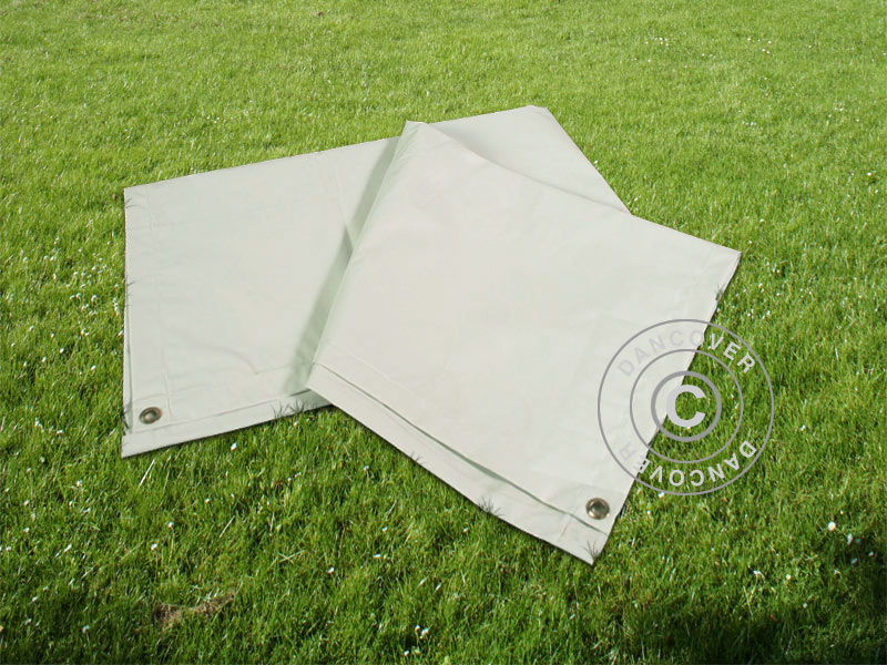 Tarpaulin, ground cover 2.6x3.1 m PVC, Grey