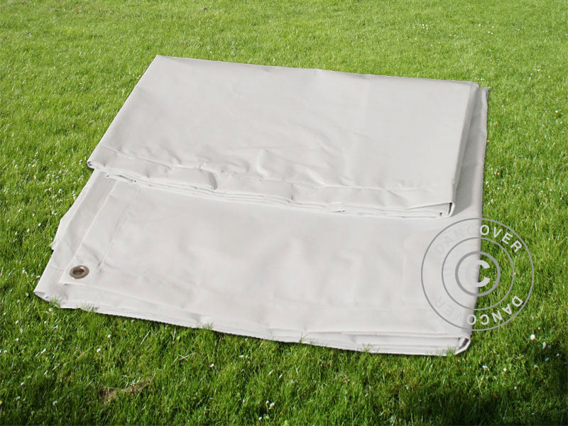Tarpaulin, ground cover 2.8x5.2 m PVC, Grey