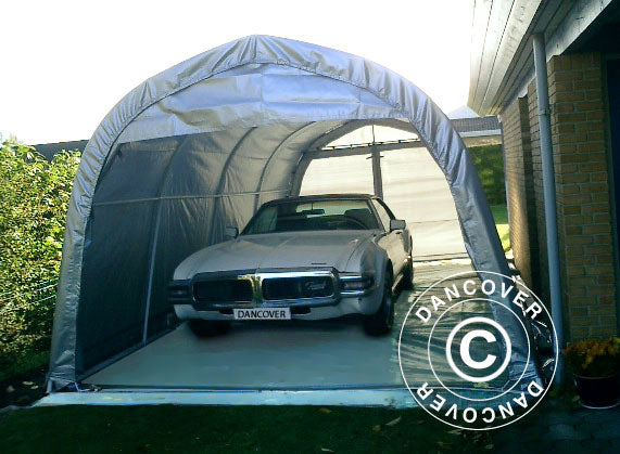 Tarpaulin, ground cover 3.76x7.2 m PVC, Grey