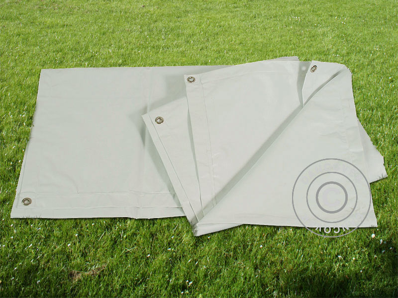Tarpaulin, ground cover 3.7x8.6 m PVC, Grey