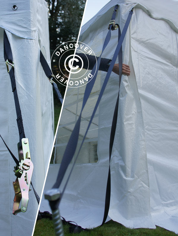 Safety Pack 4 (storm pegs 100 cm & storm straps)