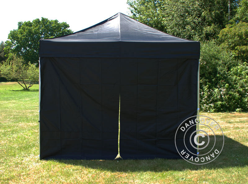 Sidewall kit for Pop up gazebo FleXtents 3x3 m, Black