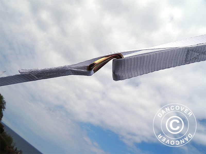 Safety Pack 4 (storm pegs 60 cm & storm straps), White