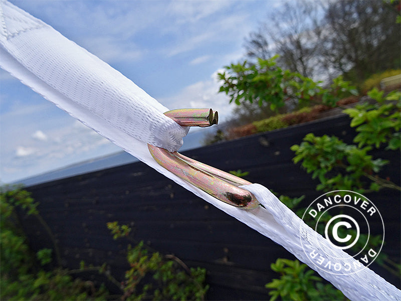 Safety Pack 4 (storm pegs 60 cm & storm straps), White