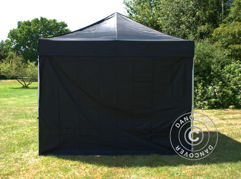 Sidewall kit for Pop up gazebo FleXtents 2x2 m, Black