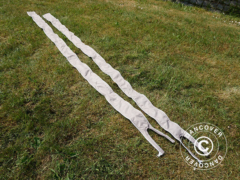 Infill joint panels for FleXtents® PRO pop-up gazebo 3 m series, Latte, 2 pcs.