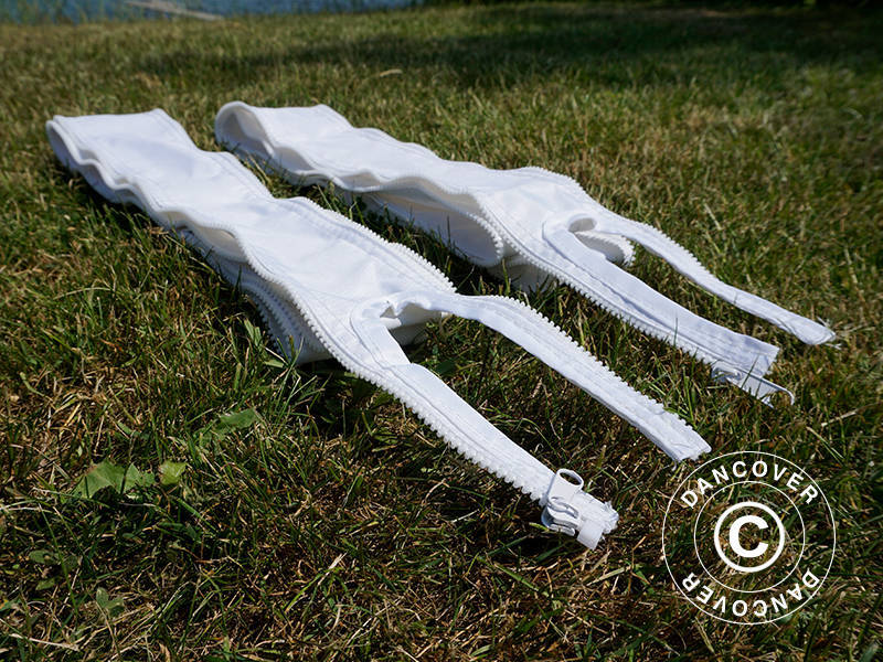 Infill joint panels for FleXtents® PRO pop-up gazebo 4 m series, White, 2 pcs.