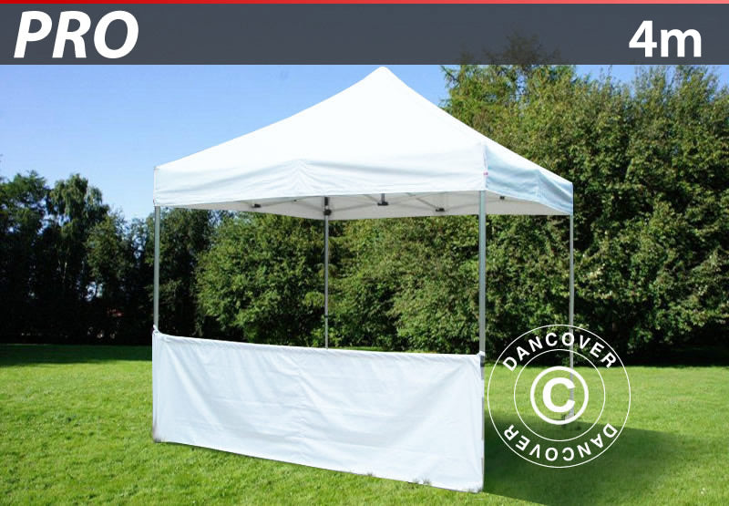 Half sidewall for FleXtents PRO, 4 m, White