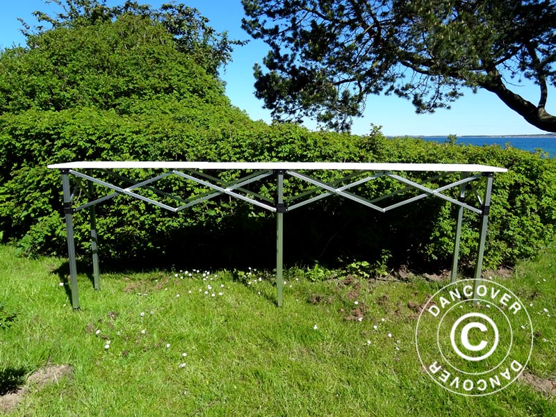 FleXtents PRO folding counter, 2 m, White