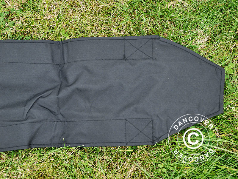 Raingutter 8 m, Black, for FleXtents