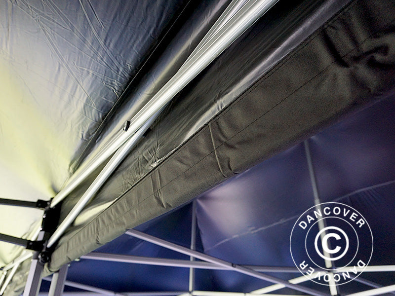 Raingutter 8 m, Black, for FleXtents