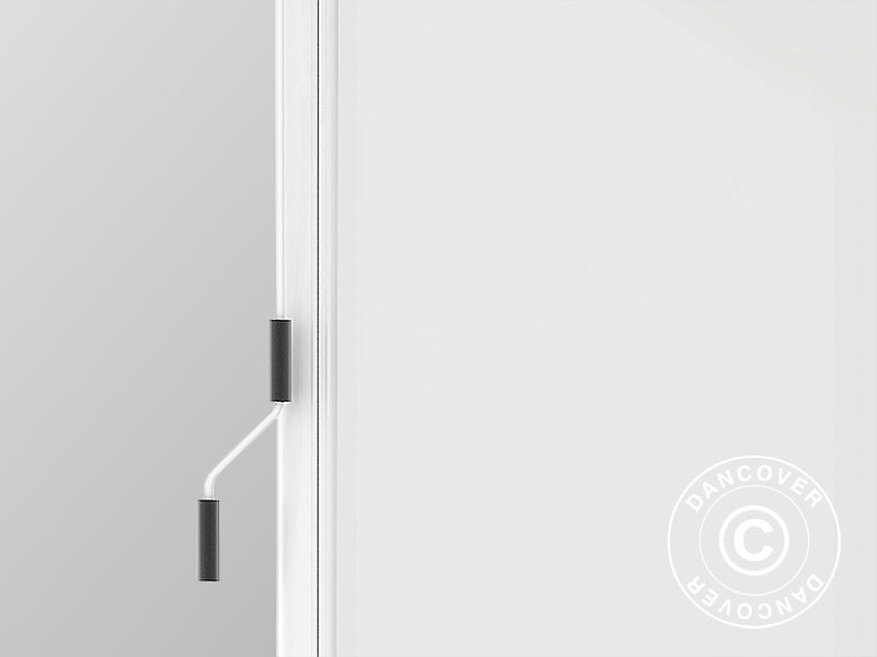 Sidewall screen f/pergola gazebo San Fernando, 3 m, White