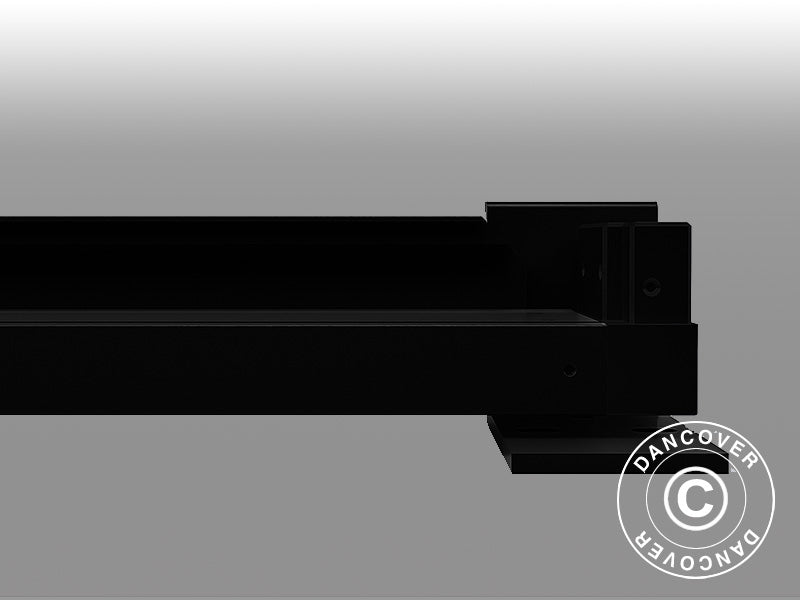 Wall bracket f/San Pablo gazebo 3x5.8 m and 4x5.8 m, Black, 3 pcs.