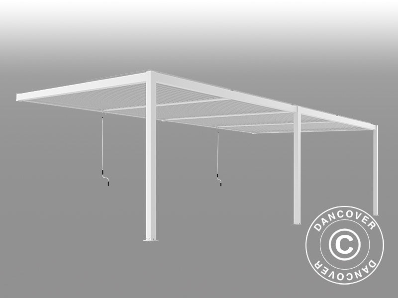 Wall bracket f/San Pablo gazebo 3x5.8 m and 4x5.8 m, White, 3 pcs.