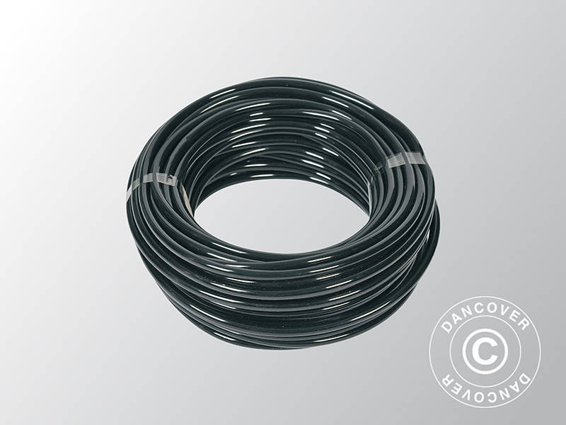 Greenhouse Irrigation Set w/23m tube, Black