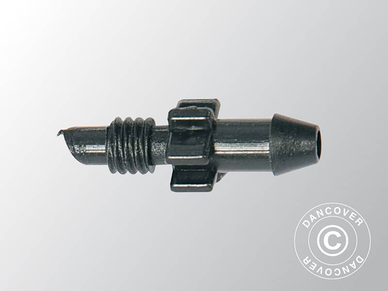 Greenhouse Irrigation Set w/23m tube, Black