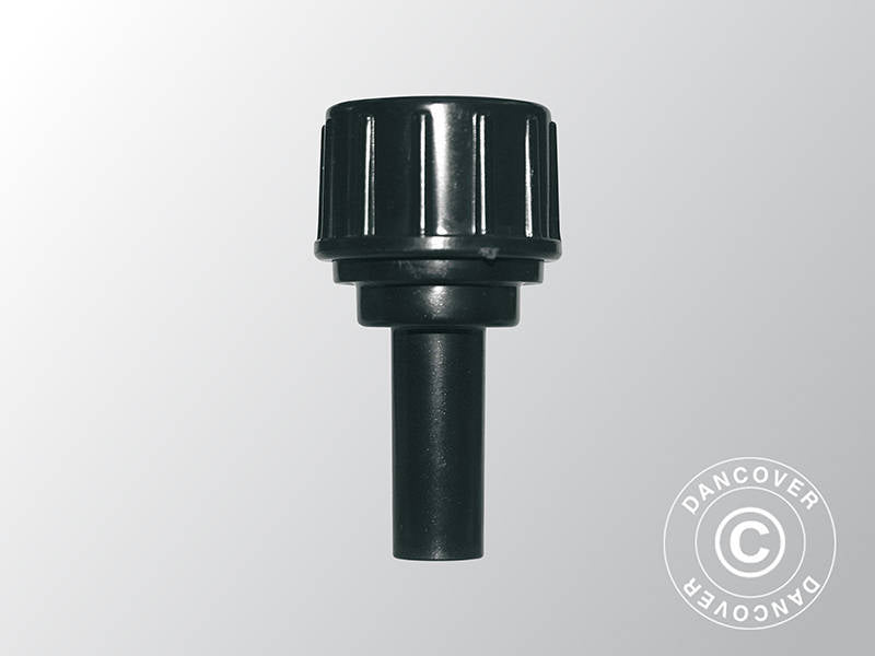 Greenhouse Irrigation Set w/23m tube, Black