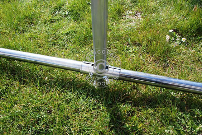 Ground bar frame for 4x10 m Marquee