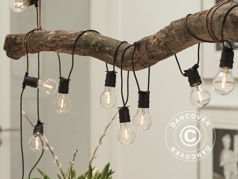 LED fairy lights supplement set, Tobias, 4.5 m, Clear