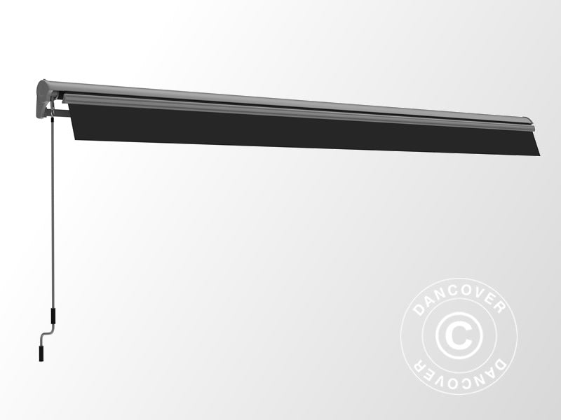 Awning w/Remote Control, 2.95x2.5 m, Grey/Grey Frame