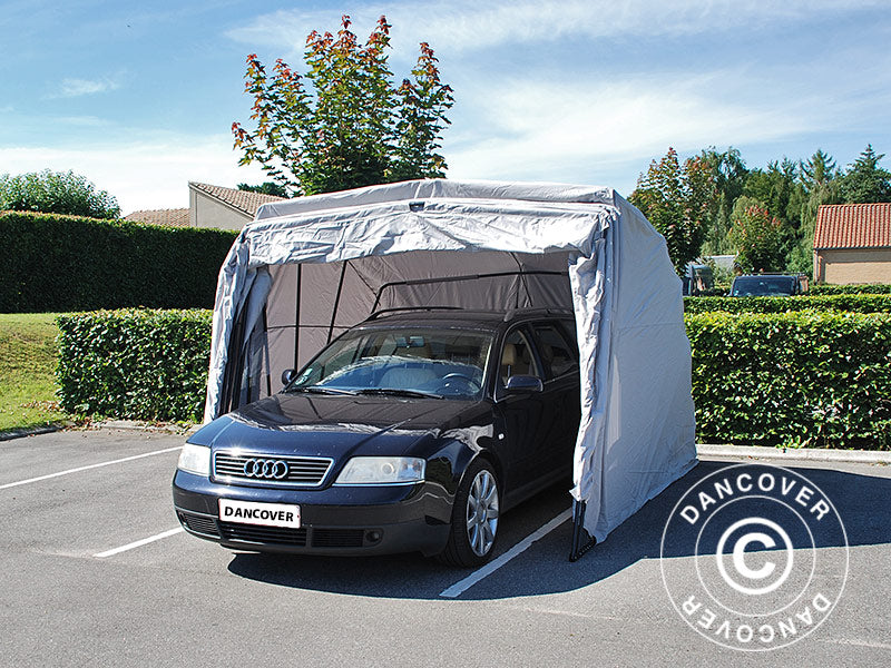 Folding garage (Car), 2.6x5.8x2.1 m, Grey