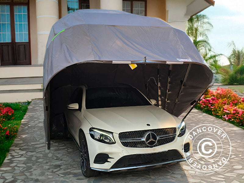 Folding garage (Car), 2.8x6.4x2.65 m, Grey