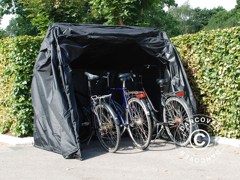 Folding garage (MC), 1.88x3.45x1.9 m, Black