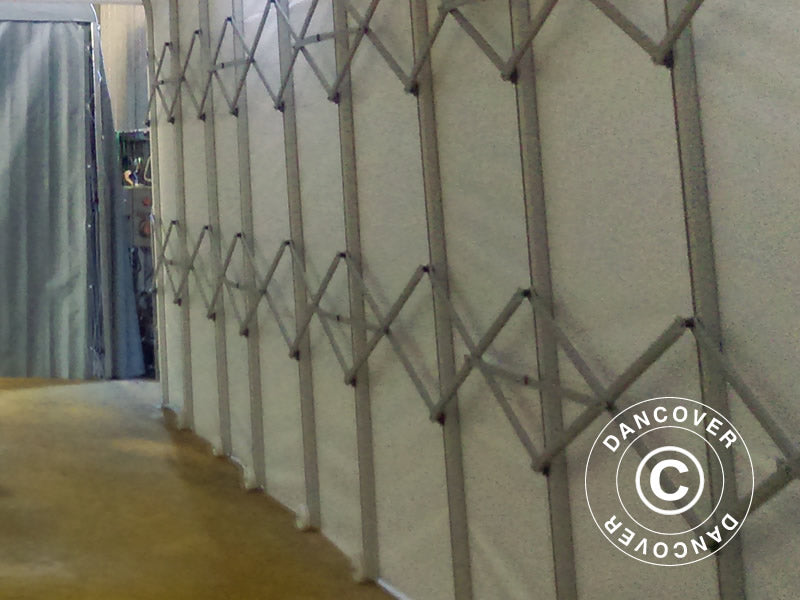 Retractable tunnel, 2x10.3x2.2 m, White