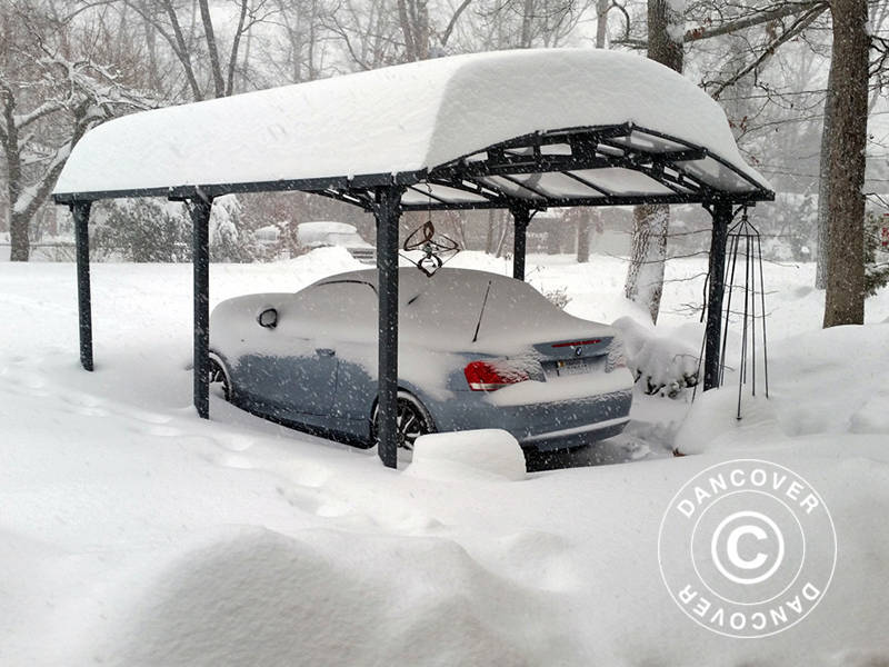 Carport Arcadia, Palram/Canopia, 3.59x5.07 m, Grey