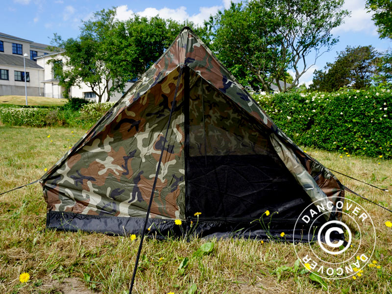 Camouflage tent Woodland MINI PACK, 2 persons