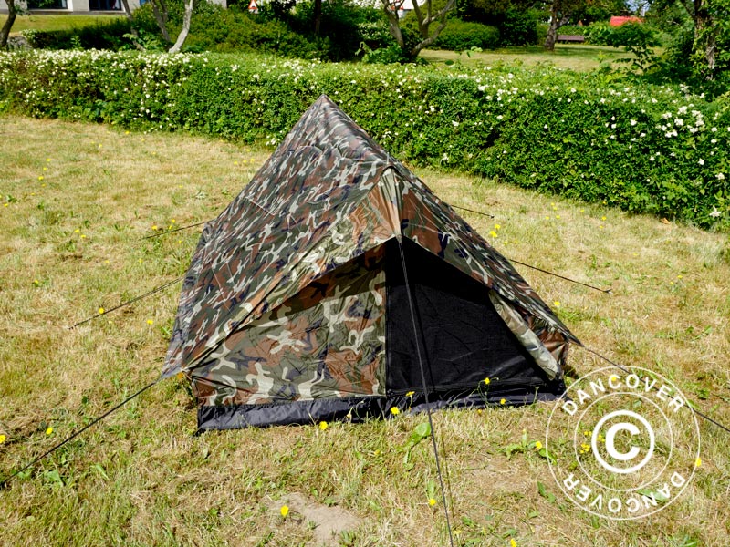 Camouflage tent Woodland MINI PACK, 2 persons