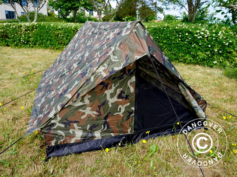 Camouflage tent Woodland MINI PACK, 2 persons