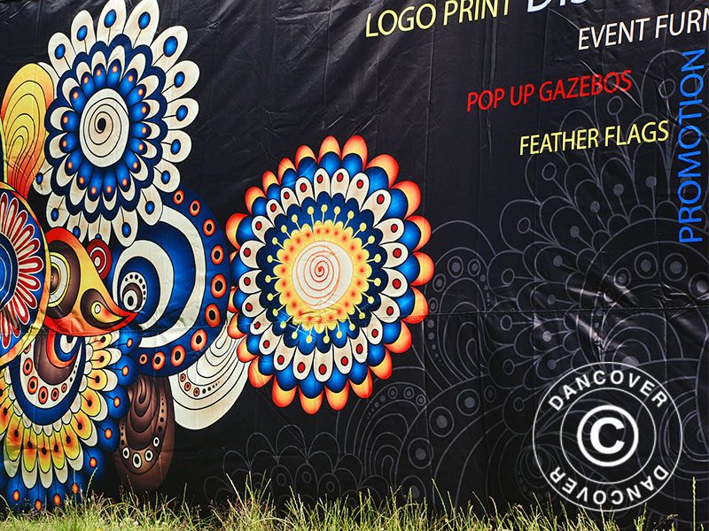 Printed sidewall 4.5 m for FleXtents PRO