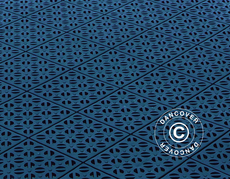 Plastic flooring Basic, Multiplate, Blue, 1.23 m² (4 pcs.)