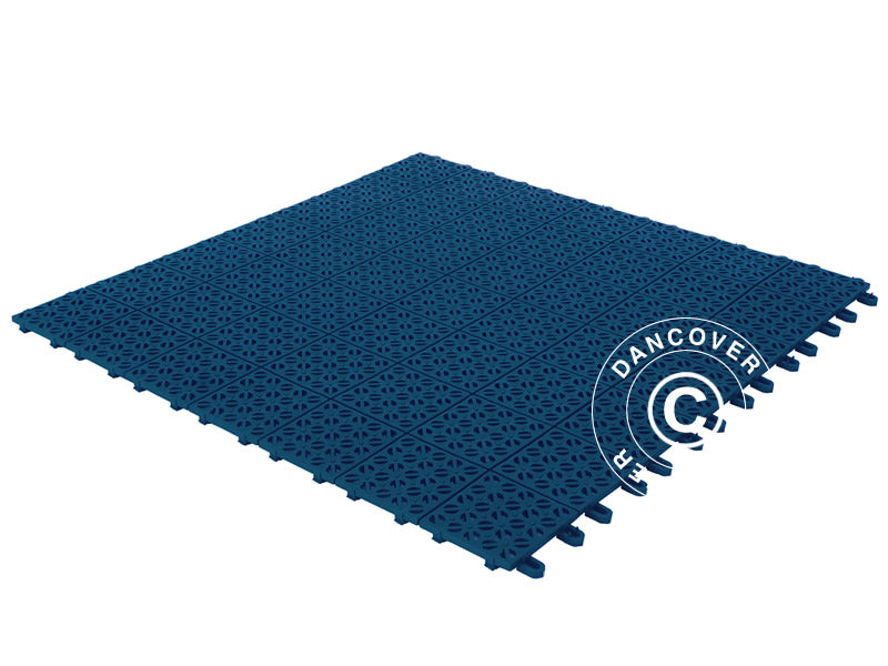 Plastic flooring Basic, Multiplate, Blue, 1.23 m² (4 pcs.)
