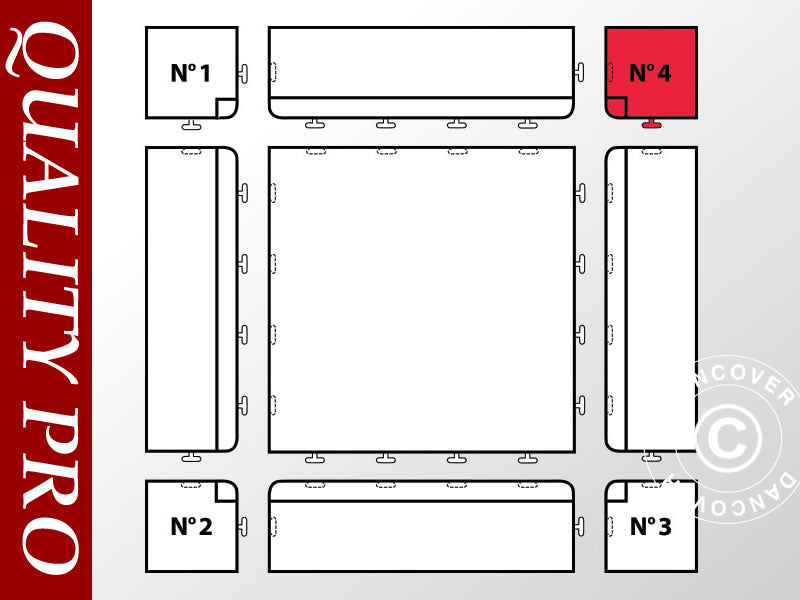 Flooring Corner piece no. 4, Anthracite