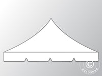 Roof cover "Peaked" for Pop up gazebo FleXtents 3x3 m, White