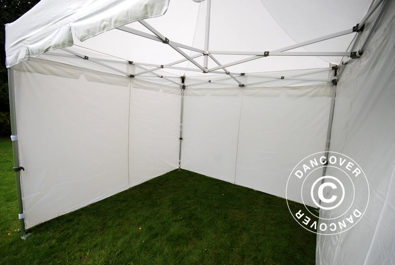 Pop up gazebo FleXtents PRO Peak Pagoda 3x3 m White, incl. 4 sidewalls