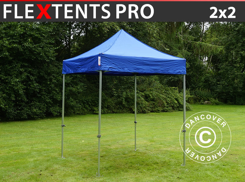Pop up gazebo FleXtents PRO 2x2 m Blue