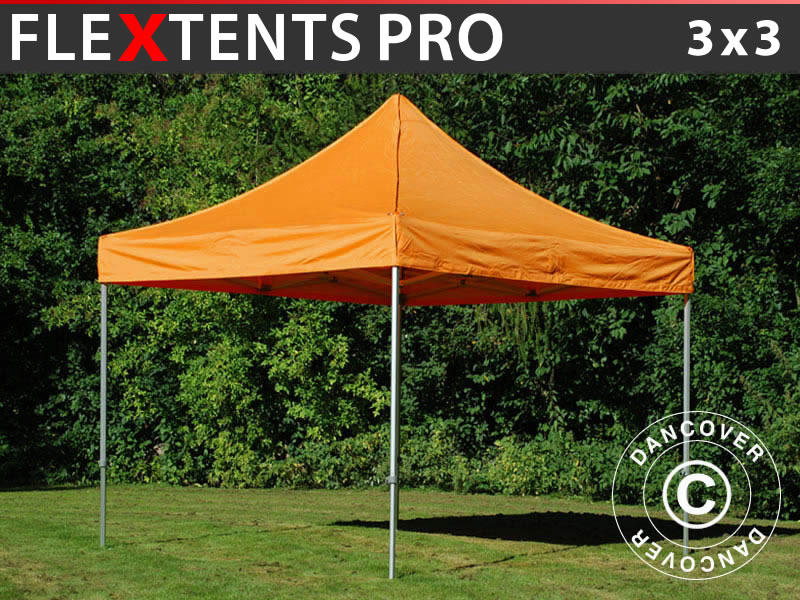 Pop up gazebo FleXtents PRO 3x3 m Orange