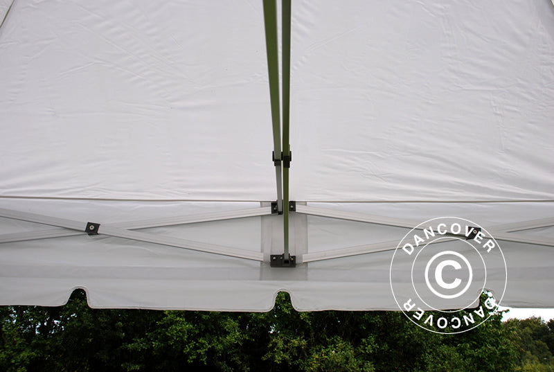 Pop up gazebo FleXtents PRO "Peaked" 3x3 m White, incl. 4 sidewalls