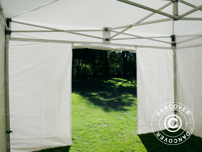 Pop up Gazebo FleXtents Xtreme 50 Heavy Duty 4x4 m White, Incl. 4 sidewalls