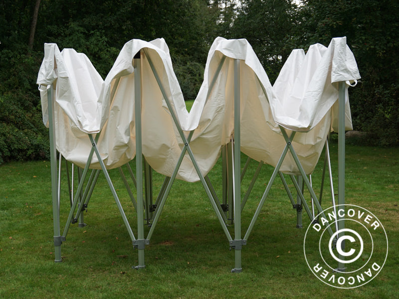 Pop up Gazebo FleXtents Xtreme 50 Heavy Duty 4x6 m White, incl. 8 sidewalls