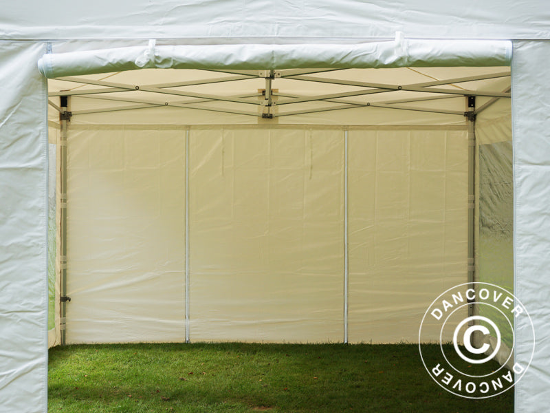 Pop up Gazebo FleXtents Xtreme 50 Heavy Duty 4x6 m White, incl. 8 sidewalls