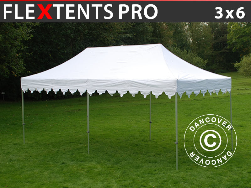 Pop up gazebo FleXtents PRO "Morocco" 3x6 m White