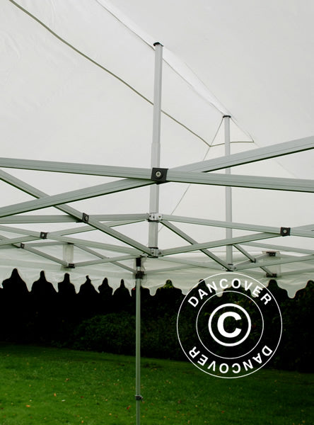 Pop up gazebo FleXtents PRO "Morocco" 3x6 m White, incl. 6 sidewalls