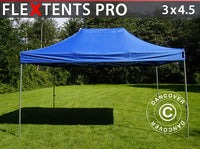 Pop up gazebo FleXtents PRO 3x4.5 m Blue