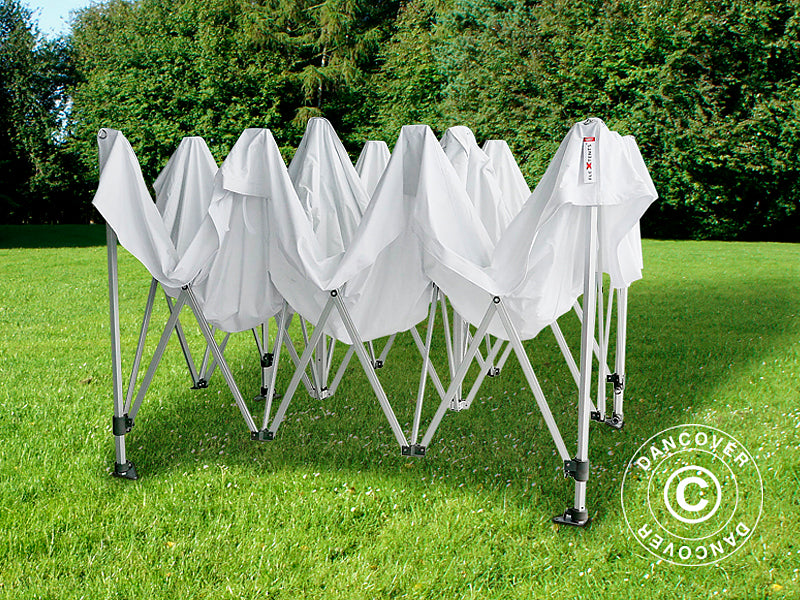 Pop up gazebo FleXtents PRO 3x4.5 m White, incl. 4 sidewalls