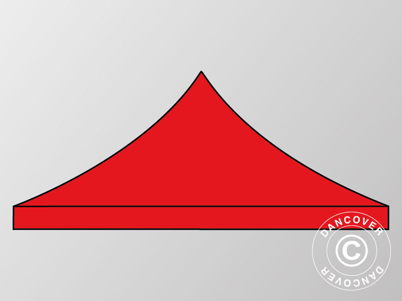 Roof cover for Pop up gazebo FleXtents 3x4.5 m, Red