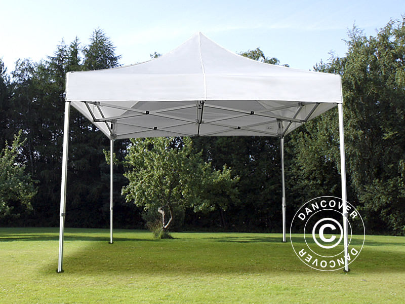 Pop up gazebo FleXtents PRO 4x4 m White, incl. 4 sidewalls